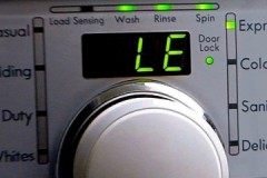 Wat moet ik doen als mijn LG-wasmachine een LE-fout vertoont?