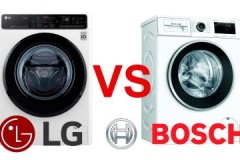 Escolha difícil ou qual máquina de lavar é melhor - Bosch ou LG