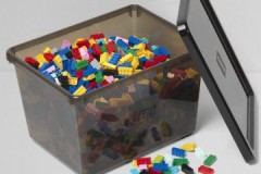 Revisión de cajas para almacenar piezas de Lego: tipos, reglas de uso, costo.