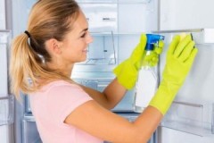 Why and how to wash the inside of a new refrigerator before turning it on?