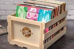 Revisión de cajas de almacenamiento para discos de vinilo, instrucciones para fabricarlas usted mismo.